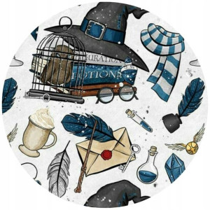 Opłatek Na Tort 20cm Harry Potter Twój Napis Magia