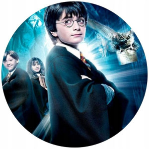 Opłatek Na Tort 20cm Harry Potter Twój Napis Magia