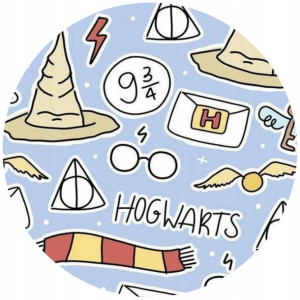 Opłatek Na Tort 20cm Harry Potter Twój Napis Magia