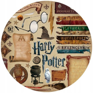 Opłatek Na Tort 20cm Harry Potter Twój Napis Magia