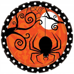 Opłatek Na Tort 20cm Halloween Duch Dynia Napis