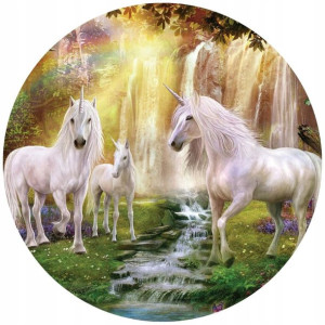 Opłatek Na Tort 20cm Jednorożec Unicorn Twój Napis