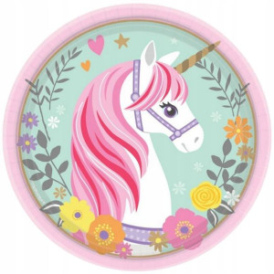 Opłatek Na Tort 20cm Jednorożec Unicorn Twój Napis