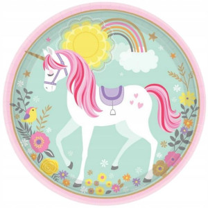 Opłatek Na Tort 20cm Jednorożec Unicorn Twój Napis