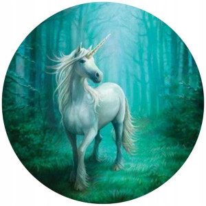 Opłatek Na Tort 20cm Jednorożec Unicorn Twój Napis