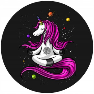 Opłatek Na Tort 20cm Jednorożec Unicorn Twój Napis