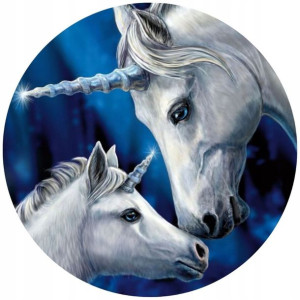 Opłatek Na Tort 20cm Jednorożec Unicorn Twój Napis