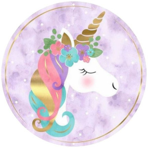 Opłatek Na Tort 20cm Jednorożec Unicorn Twój Napis