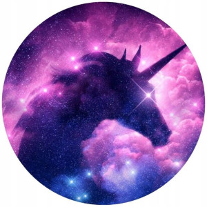 Opłatek Na Tort 20cm Jednorożec Unicorn Twój Napis