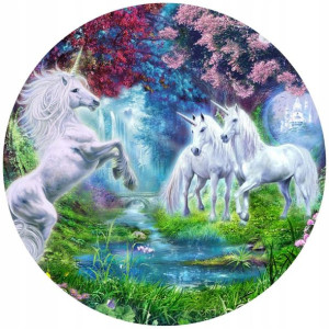Opłatek Na Tort 20cm Jednorożec Unicorn Twój Napis