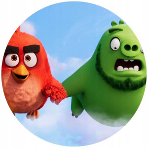 Opłatek Na Tort 20cm Angry Birds Twój Napis Ptaki
