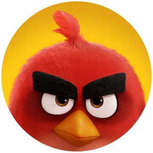 Opłatek Na Tort 20cm Angry Birds Twój Napis Ptaki
