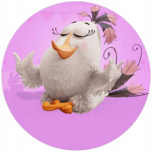 Opłatek Na Tort 20cm Angry Birds Twój Napis Ptaki