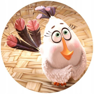 Opłatek Na Tort 20cm Angry Birds Twój Napis Ptaki