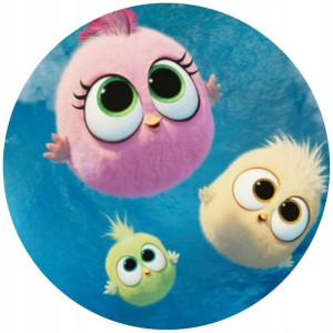 Opłatek Na Tort 20cm Angry Birds Twój Napis Ptaki
