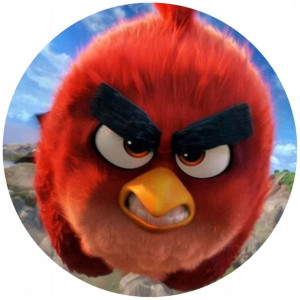 Opłatek Na Tort 20cm Angry Birds Twój Napis Ptaki