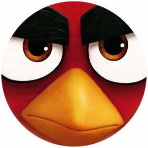 Opłatek Na Tort 20cm Angry Birds Twój Napis Ptaki