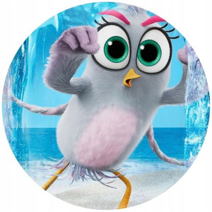 Opłatek Na Tort 20cm Angry Birds Twój Napis Ptaki