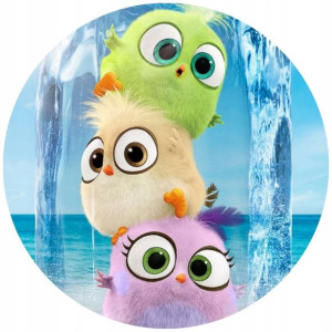 Opłatek Na Tort 20cm Angry Birds Twój Napis Ptaki