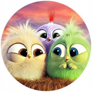 Opłatek Na Tort 20cm Angry Birds Twój Napis Ptaki