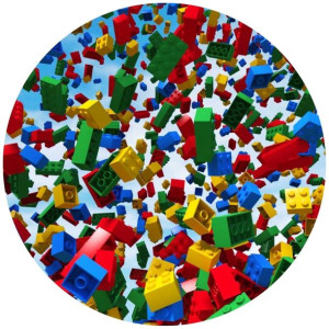 Opłatek Na Tort 20cm Lego Twój Napis Super Gratis