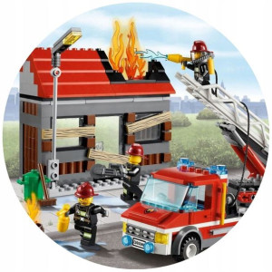 Opłatek Na Tort 20cm Lego Twój Napis Super Gratis
