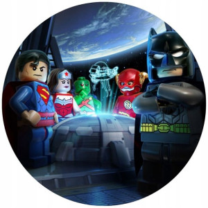 Opłatek Na Tort 20cm Lego Twój Napis Super Gratis