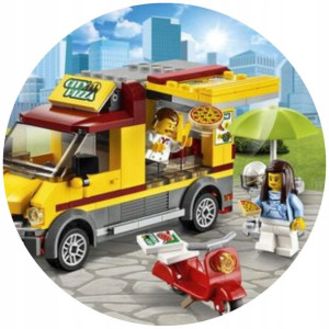 Opłatek Na Tort 20cm Lego Twój Napis Super Gratis