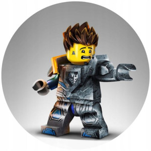 Opłatek Na Tort 20cm Lego Twój Napis Super Gratis