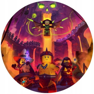 Opłatek Na Tort 20cm Lego Twój Napis Super Gratis