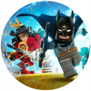 Opłatek Na Tort 20cm Lego Twój Napis Super Gratis