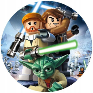 Opłatek Na Tort 20cm Lego Twój Napis Super Gratis