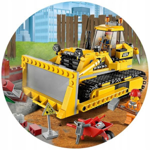 Opłatek Na Tort 20cm Lego Twój Napis Super Gratis