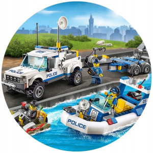 Opłatek Na Tort 20cm Lego Twój Napis Super Gratis