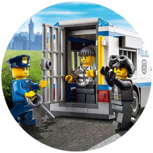 Opłatek Na Tort 20cm Lego Twój Napis Super Gratis