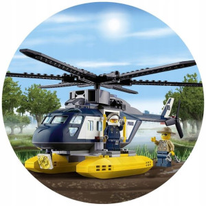 Opłatek Na Tort 20cm Lego Twój Napis Super Gratis