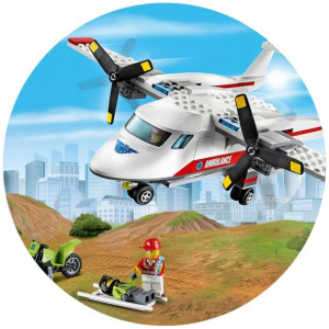 Opłatek Na Tort 20cm Lego Twój Napis Super Gratis