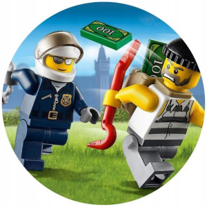 Opłatek Na Tort 20cm Lego Twój Napis Super Gratis