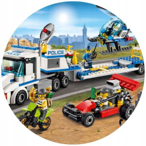 Opłatek Na Tort 20cm Lego Twój Napis Super Gratis