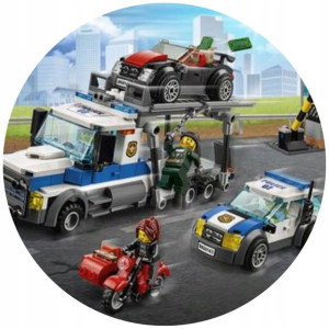 Opłatek Na Tort 20cm Lego Twój Napis Super Gratis