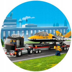 Opłatek Na Tort 20cm Lego Twój Napis Super Gratis