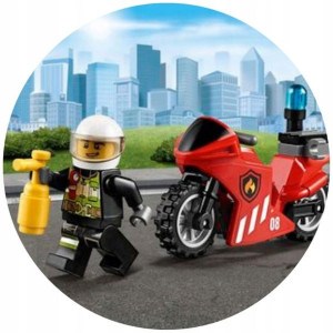 Opłatek Na Tort 20cm Lego Twój Napis Super Gratis