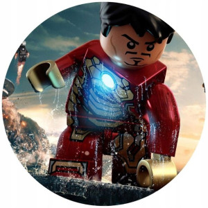 Opłatek Na Tort 20cm Lego Twój Napis Super Gratis