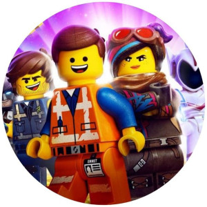 Opłatek Na Tort 20cm Lego Twój Napis Super Gratis