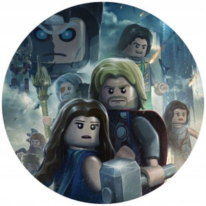 Opłatek Na Tort 20cm Lego Twój Napis Super Gratis