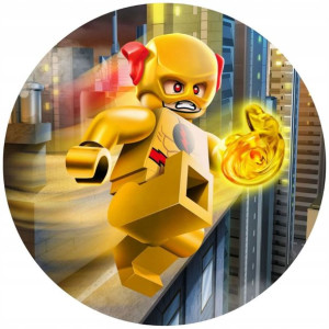 Opłatek Na Tort 20cm Lego Twój Napis Super Gratis