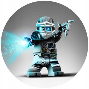 Opłatek Na Tort 20cm Lego Twój Napis Super Gratis
