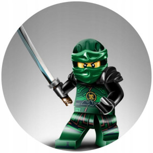 Opłatek Na Tort 20cm Lego Twój Napis Gratis Ninja