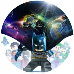 Opłatek Na Tort 20cm Lego Twój Napis Gratis Batman