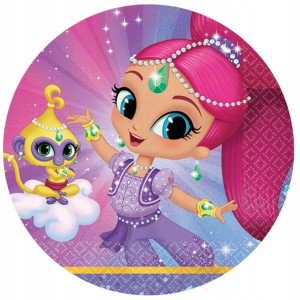 Opłatek Na Tort 20cm Shimmer I Shine Twój Napis